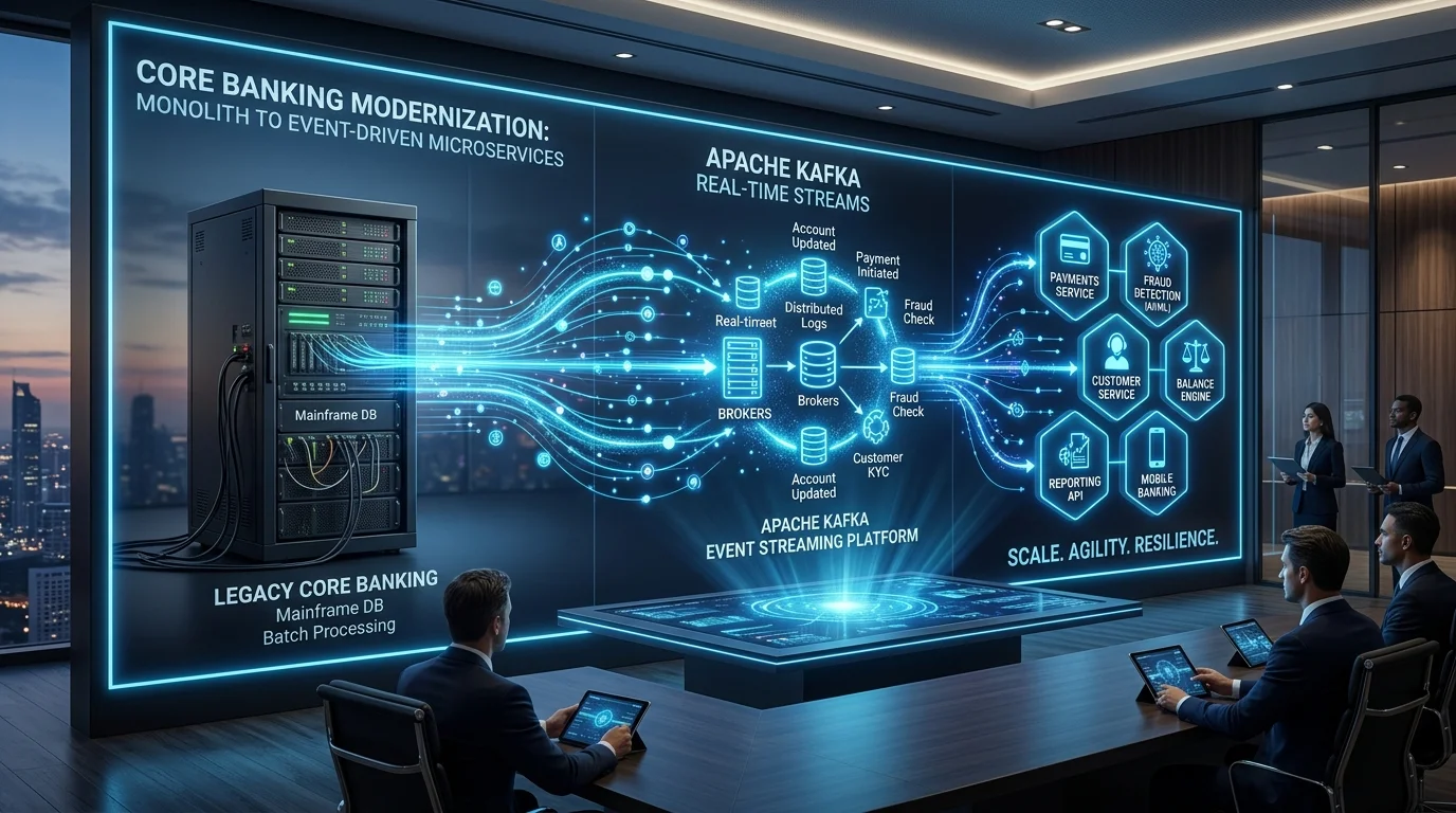 Mainframe Decoupling via Change Data Capture: Modernizing Core Banking with Apache Kafka