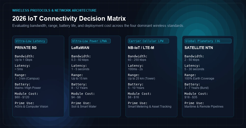 2026 IoT Connectivity Decision Matrix